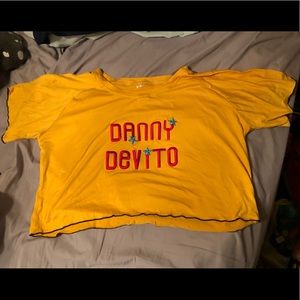 Danny Devito crop top from the website SHEIN.